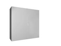 1116000 Rittal AX Series Sheet Steel Wall Box, IP55, 1200 mm x 1200 mm x 400mm