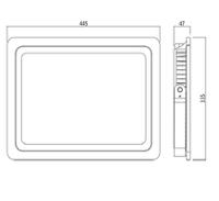141544 Bailey Electric & Electronics bv Slim Floodlight, 150 W, 12300 lm, IP65, 240 V ac