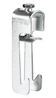2351000 Rittal Natural Steel C-clip, 16mm Max. Bundle