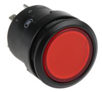 k84-6034205 EAO 84 Series Illuminated Push Button Switch, Momentary, Panel Mount, 22.5mm Cutout, SPST, 24V dc, IP67
