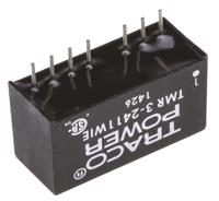 tmr-3-2411wie TRACOPOWER TMR 3WIE DC-DC Converter, 5V dc/ 600mA Output, 9 → 36 V dc Input, 3W, Through Hole, +85°C Max Temp