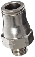 3675-12-17 Legris LF3600 Series Straight Threaded Adaptor, R 3/8 Male to Push In 12 mm, Threaded-to-Tube Connection Style