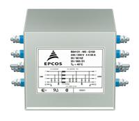 b84131m0001g135 EPCOS, B84131 35A 250/440 V ac 50 → 60Hz, Flange Mount EMC Filter, Screw 3 Phase