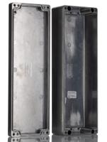 1590z164 Hammond 1590Z Series Clear Die Cast Aluminium Alloy Enclosure, IP68, IK08, 361 x 120 x 80mm