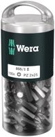 05072444001 Wera Pozidriv Screwdriver Bit, PZ2 Tip