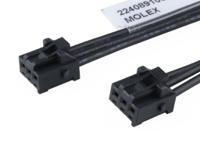 2240891032 Molex 3 Way Female Crimped Terminal to 3 Way Female Crimped Terminal Wire to Board Cable Assembly, 150mm