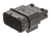 284844-1 TE Connectivity, AMP MCP 1.5/2.8 Automotive Connector Plug Black Cable Mount 12 Way