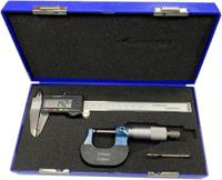 243-6841 RS PRO Metric & Imperial Caliper and Micrometer Measuring Set With UKAS Calibration