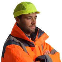 airc05v03str SURFLEX Yellow Short Peaked Bump Cap, PPE Protective Material