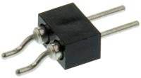 830-80-002-40-001101 Preci-Dip 830 Series Right Angle Surface Pin Header, 2 Contact(s), 2 mm Pitch, 1 Row, Unshrouded