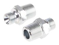 4-6f3mk4s Parker Hydraulic Straight Threaded Adaptor G 1/4 to R 3/8 Male, 4-6F3MK4S