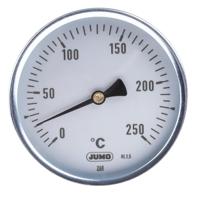 6080010110-834-841-10-104-26-26-200000 Jumo Immersion Dial Thermometer 0 → +250 °C, 608001/0110-834-841-10-104-26-26-200/000