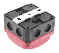85311060 Werma BWM 853 Series Red Double Flashing Beacon, 115 → 230 V ac, Surface Mount, Wall Mount, LED Bulb, IP66, IP67