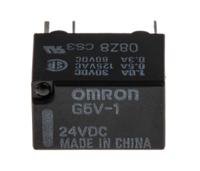 g5v-1-dc24 Omron PCB Mount Signal Relay, 24V dc Coil, 2A Switching Current, SPDT