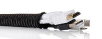 668-1273 RS PRO Braided PET Black Cable Sleeve, 10mm Diameter, 3m Length