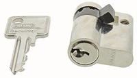 e60np-1030-kd ABUS Brass Euro Cylinder Lock, 10/30 mm (61mm)