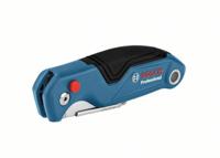 1600a016bl Bosch Professional Folding Knife Snap-off Blade Folding Knife, 124mm Closed Length, 137g