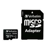 44087 Verbatim 256 GB MicroSDXC Micro SD Card, Class 10