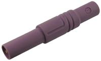 934097109 Hirschmann Test & Measurement Violet Male Banana Plug, 4 mm Connector, Screw Termination, 24A, 1000V ac/dc, Nickel
