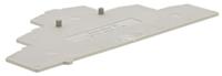 1782340000 Weidmuller ZAP/TW ZDLD2.5-2N Series End Cover for Use with DIN Rail Terminal Blocks