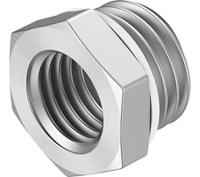 npfc-rs-g38-g14-mf Festo NPFC-RS Series Nipple, G 3/8 to G 1/4, Threaded Connection Style, NPFC-RS-G38-G14-MF