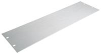 439-3211 RS PRO Unpainted Aluminium Front Panel, 3U, 483 x 132mm