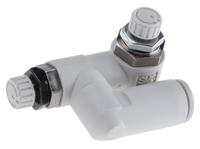 asd330f-01-06s SMC ASD Series Threaded Speed Controller, R 1/8 Male Inlet Port x 6mm Tube Outlet Port