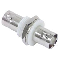 ba1089 L-Com Straight Coaxial Adapter BNC Plug to Bulkhead