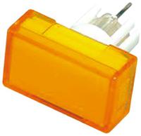 a3dj-500y Omron Yellow Rectangular Push Button Lens for Use with A3D Series