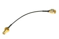 794-2914 RS PRO SMA-SMA Plug Cable Assembly Series, 100 mm, RF Coaxial, Terminated 50 Ω