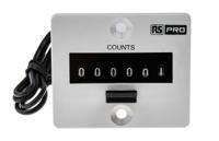 896-7011 RS PRO Impulse Counter, 6 Digit, 10Hz, 230 V ac