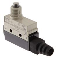 shl-d55-01 Omron SHL Series Plunger Limit Switch, NO/NC, IP67, SPDT, Zinc Housing, 125V ac ac Max, 0.1A Max