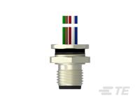 t4171020008-001 TE Connectivity Circular Connector, 8 Contacts, Rear, M12 Connector, Plug, Male, IP67, M12 Series