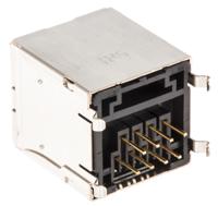 tm11r-3c-8850 Hirose TM11R Series Female RJ45 Connector, Through Hole, Cat3, STP Shield Straight 8P8C -Way