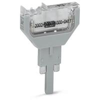 2002-8001000-411 WAGO TOPJOB S Series Component Plug for Use with DIN Rail Terminal Block, 500mA