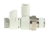 as2201fs-02-06s SMC AS Series Threaded Speed Controller, R 1/4 Male Inlet Port x 6mm Tube Outlet Port