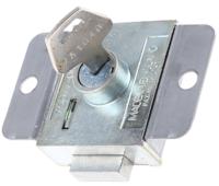 2201-5100ca Euro-Locks a Lowe & Fletcher group Company Steel Padlockable Door Bolt, 67 x 42.8mm