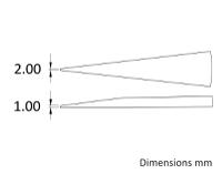 a249cp ideal-tek PEEK, ESD Tweezer Tips