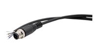 rnd-205-01213 RND Male 4 way M12 to Free Cable End Connector Cable, 2 m