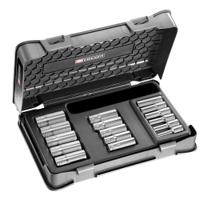 j405 Facom 16-Piece Metric 3/8 in Deep Socket Set, 6 point