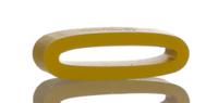 901-10485 HellermannTyton Ovalgrip Slide On Cable Markers, Black on Yellow, Pre-printed "7", 2.5 → 6mm Cable,