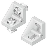 3842536489 Bosch Rexroth M4 Angle Bracket, Connecting Component, Strut Profile 20 x 20, Groove Size 6mm