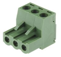 790-0705 RS PRO, 5.08mm Pitch, 3 Way, , Pluggable Terminal Block, Plug, Cable Mount, Screw Termination