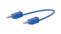 280115-06023 Staubli Test lead, 10A, 30 → 60V, Blue, 60cm Lead Length