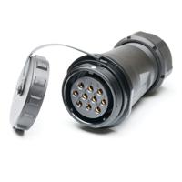 304-544 RS PRO Industrial Circular Connector, 10 Contacts, In-Line, SP29 Connector, Socket, Female, IP68, SP2911C Series