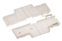 180984 TE Connectivity, FASTON .250 Nylon 66 Crimp Terminal Housing, Natural
