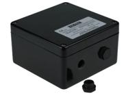 cep161690pa CE-TEK CEP Series Black Polyester Junction Box, IP66, 15 Terminals, ATEX, 160 x 160 x 90mm