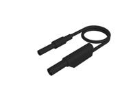 934041100 Hirschmann Test & Measurement Test lead, 32A, Black, 500mm Lead Length