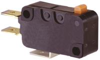 v-16-3c5 Omron Pin Plunger Micro Switch, Tab Terminal, 16 A @ 250 V ac, SPST, IP40