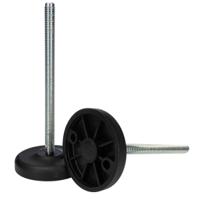 196-5338 RS PRO M12 Adjustable Foot, 1300kg Static Load Capacity 30° Tilt Angle